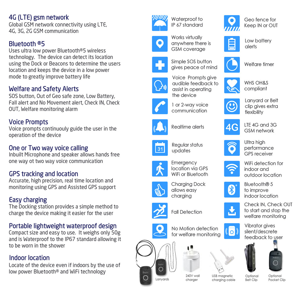 NEVERalone® 4G Device